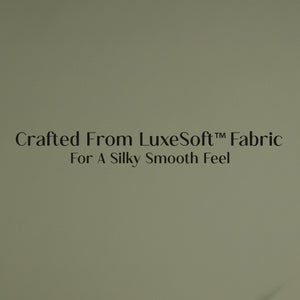 Home Crayons LuxeSoft™ Double Bedsheet Set | Oversized King | Includes 2 Pillow Covers & 2 Cushion Covers | Olive Grove