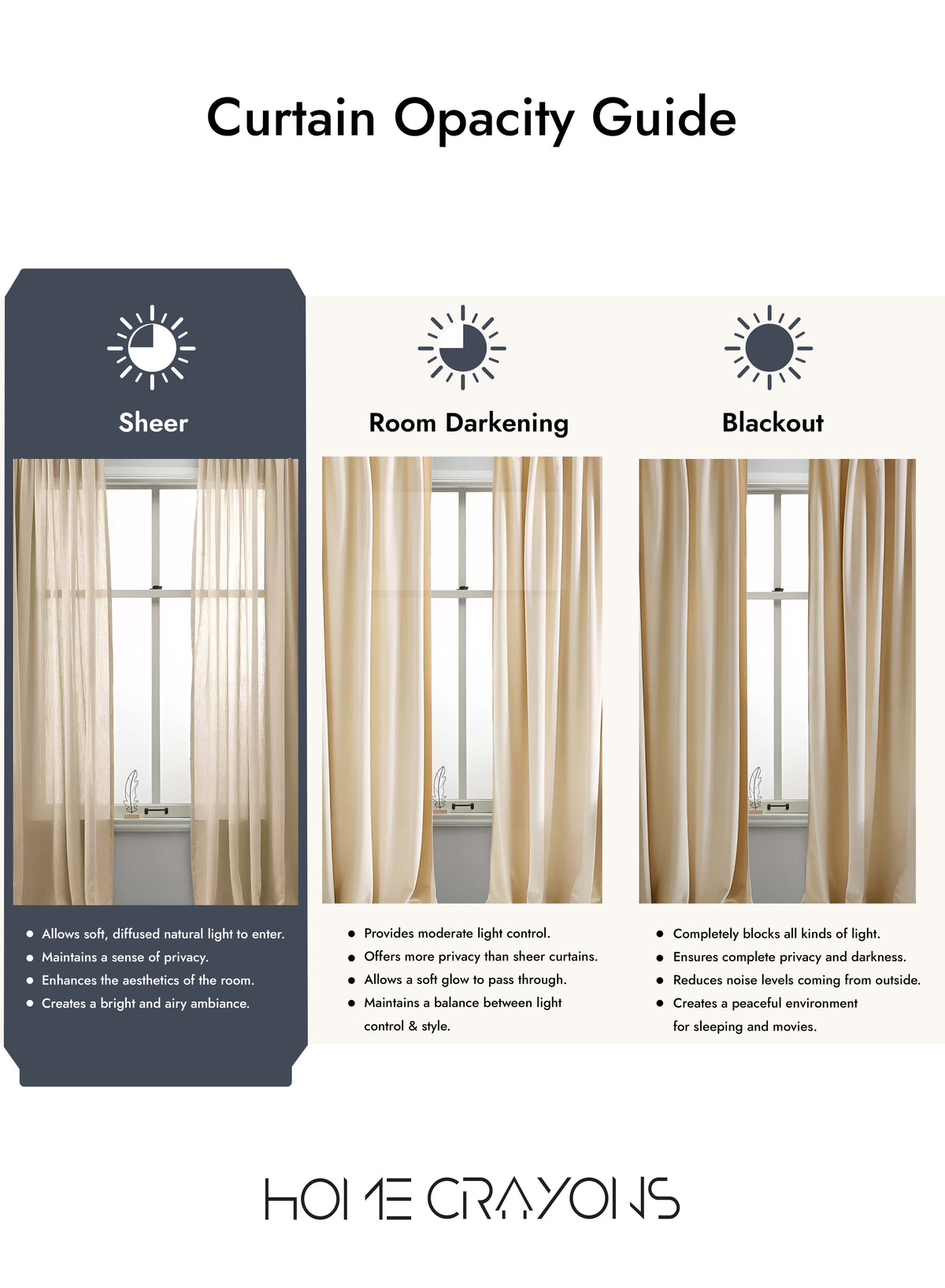 Elwana Plain Sheer Curtains | Blue | Set of 2