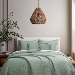 Home Crayons CloudTouch™ 8-Piece Bedding Set | Complete Bedroom Makeover in One Set | Matcha Milk