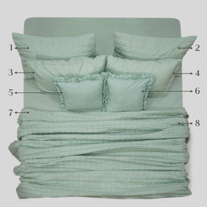 Home Crayons CloudTouch™ 8-Piece Bedding Set | Complete Bedroom Makeover in One Set | Matcha Milk