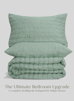 Home Crayons CloudTouch™ 8-Piece Bedding Set | Complete Bedroom Makeover in One Set | Matcha Milk