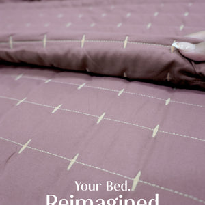 Home Crayons CloudTouch™ 8-Piece Bedding Set | Complete Bedroom Makeover in One Set | Mulberry