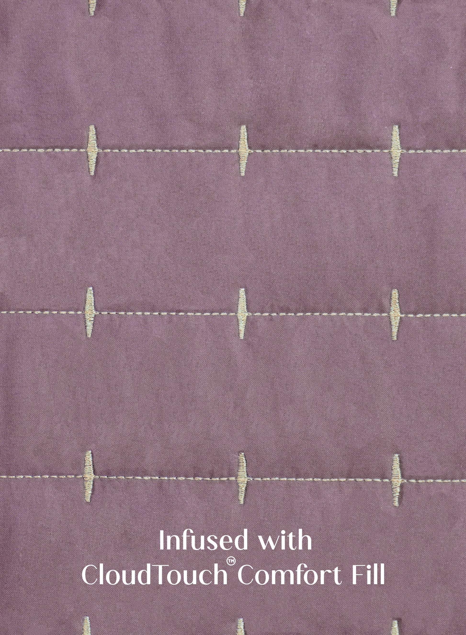 Home Crayons CloudTouch™ 8-Piece Bedding Set | Complete Bedroom Makeover in One Set | Mulberry