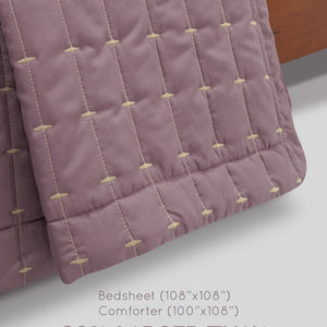 Home Crayons CloudTouch™ 8-Piece Bedding Set | Complete Bedroom Makeover in One Set | Mulberry