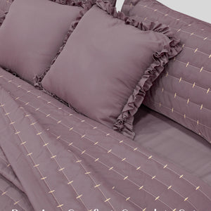 Home Crayons CloudTouch™ 8-Piece Bedding Set | Complete Bedroom Makeover in One Set | Mulberry