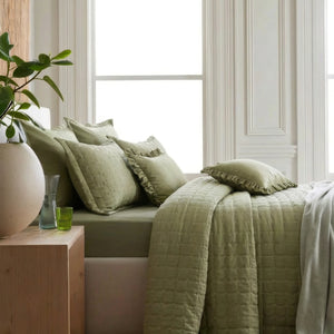 Home Crayons CloudTouch™ 8-Piece AC Bedding Set | Complete Bedroom Upgrade in One Set | Olive Grove