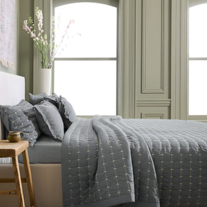 Home Crayons CloudTouch™ 8-Piece AC Bedding Set | Complete Bedroom Upgrade in One Set | Pebble Gray