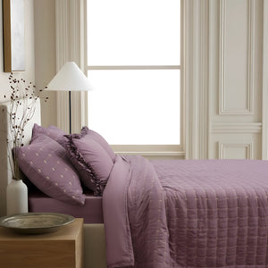 Home Crayons CloudTouch™ 5-Piece AC Comforter Set | 33% Oversized | Includes 2 Pillow & 2 Cushion Covers | Mulberry