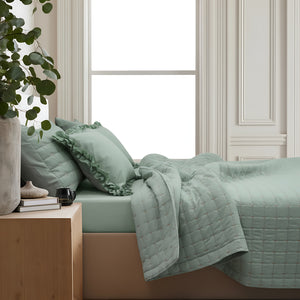 Home Crayons CloudTouch™ 5-Piece AC Comforter Set | 33% Oversized | Includes 2 Pillow & 2 Cushion Covers | Matcha Milk