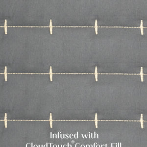 Home Crayons CloudTouch™ 8-Piece Bedding Set | Complete Bedroom Makeover in One Set | Pebble Gray