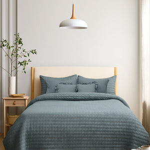 Home Crayons CloudTouch™ 8-Piece Bedding Set | Complete Bedroom Makeover in One Set | Sage Blue