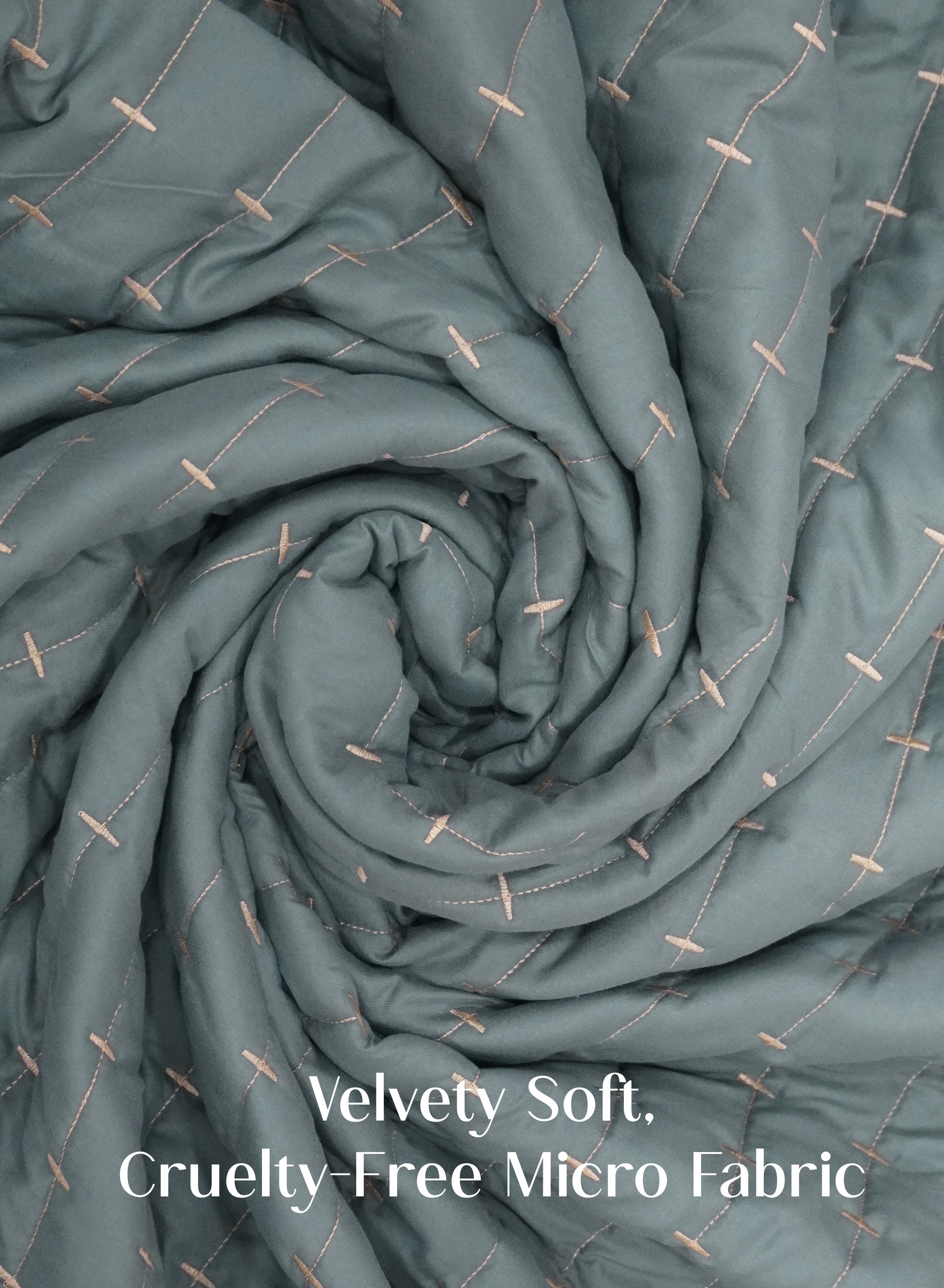 Home Crayons CloudTouch™ 8-Piece Bedding Set | Complete Bedroom Makeover in One Set | Sage Blue