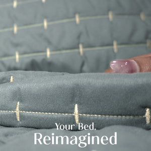 Home Crayons CloudTouch™ 8-Piece Bedding Set | Complete Bedroom Makeover in One Set | Sage Blue