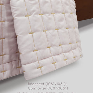 Home Crayons CloudTouch™ 8-Piece Bedding Set | Complete Bedroom Makeover in One Set | Sakura Blush