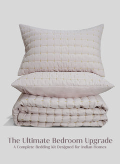 Home Crayons CloudTouch™ 8-Piece Bedding Set | Complete Bedroom Makeover in One Set | Sakura Blush