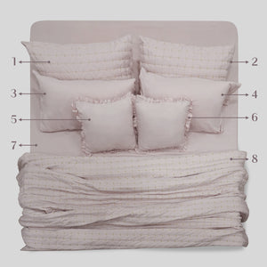 Home Crayons CloudTouch™ 8-Piece Bedding Set | Complete Bedroom Makeover in One Set | Sakura Blush