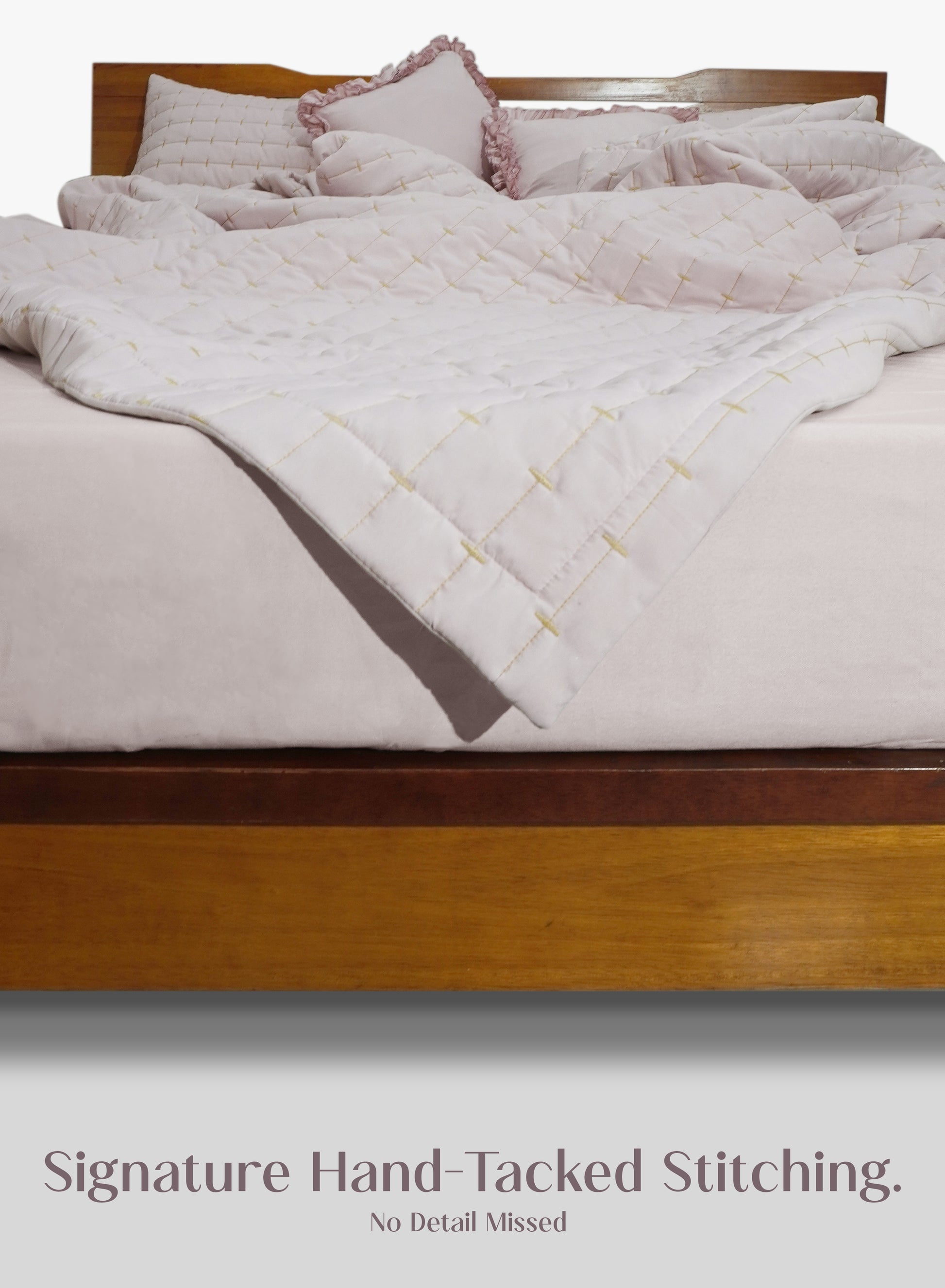 Home Crayons CloudTouch™ 8-Piece Bedding Set | Complete Bedroom Makeover in One Set | Sakura Blush