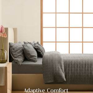 Home Crayons CloudTouch™ 8-Piece Bedding Set | Complete Bedroom Makeover in One Set | Smoked Coffee