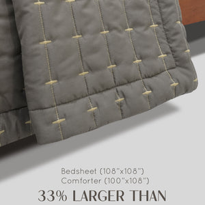 Home Crayons CloudTouch™ 8-Piece Bedding Set | Complete Bedroom Makeover in One Set | Smoked Coffee