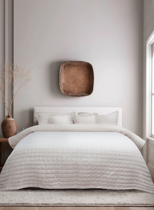 Home Crayons CloudTouch™ Comforter Set | All-Season | 33% Oversized | Includes 2 Pillow Covers & 2 Cushion Covers | Morning Glory