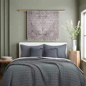 Home Crayons CloudTouch™ Comforter Set | All-Season | 33% Oversized | Includes 2 Pillow Covers & 2 Cushion Covers | Pebble Gray