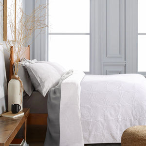 Weaverly Pure Cotton AC Blanket With 2 Pillow Covers | California King Size | White