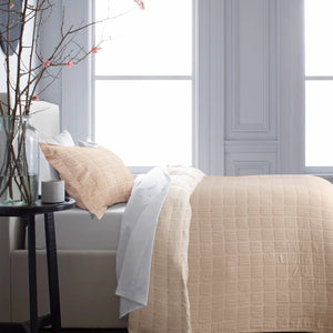 Mac Pure Cotton Quilted AC Blanket With 2 Pillow Covers | California King Size | Beige
