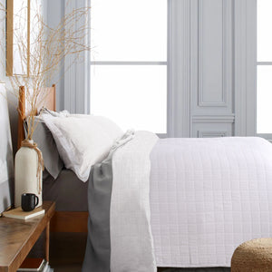 Mac Pure Cotton Quilted AC Blanket With 2 Pillow Covers | California King Size | White
