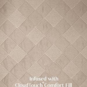 Home Crayons CloudTouch™ AC Comforter Set | 33% Oversized | Includes 2 Pillow Covers & 2 Cushion Covers | Oatmeal