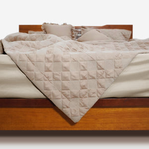 Home Crayons CloudTouch™ AC Comforter Set | 33% Oversized | Includes 2 Pillow Covers & 2 Cushion Covers | Oatmeal