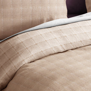 Mac Pure Cotton Quilted AC Blanket With 2 Pillow Covers | California King Size | Beige