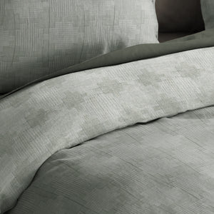 Cambric Pure Cotton AC Blanket With 2 Pillow Covers | California King Size | Sage Green