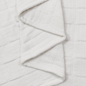 Mac Pure Cotton Quilted AC Blanket With 2 Pillow Covers | California King Size | White