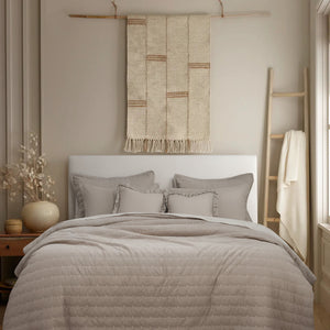 Home Crayons CloudTouch™ 8-Piece Bedding Set | Complete Bedroom Makeover in One Set | Latte Crème