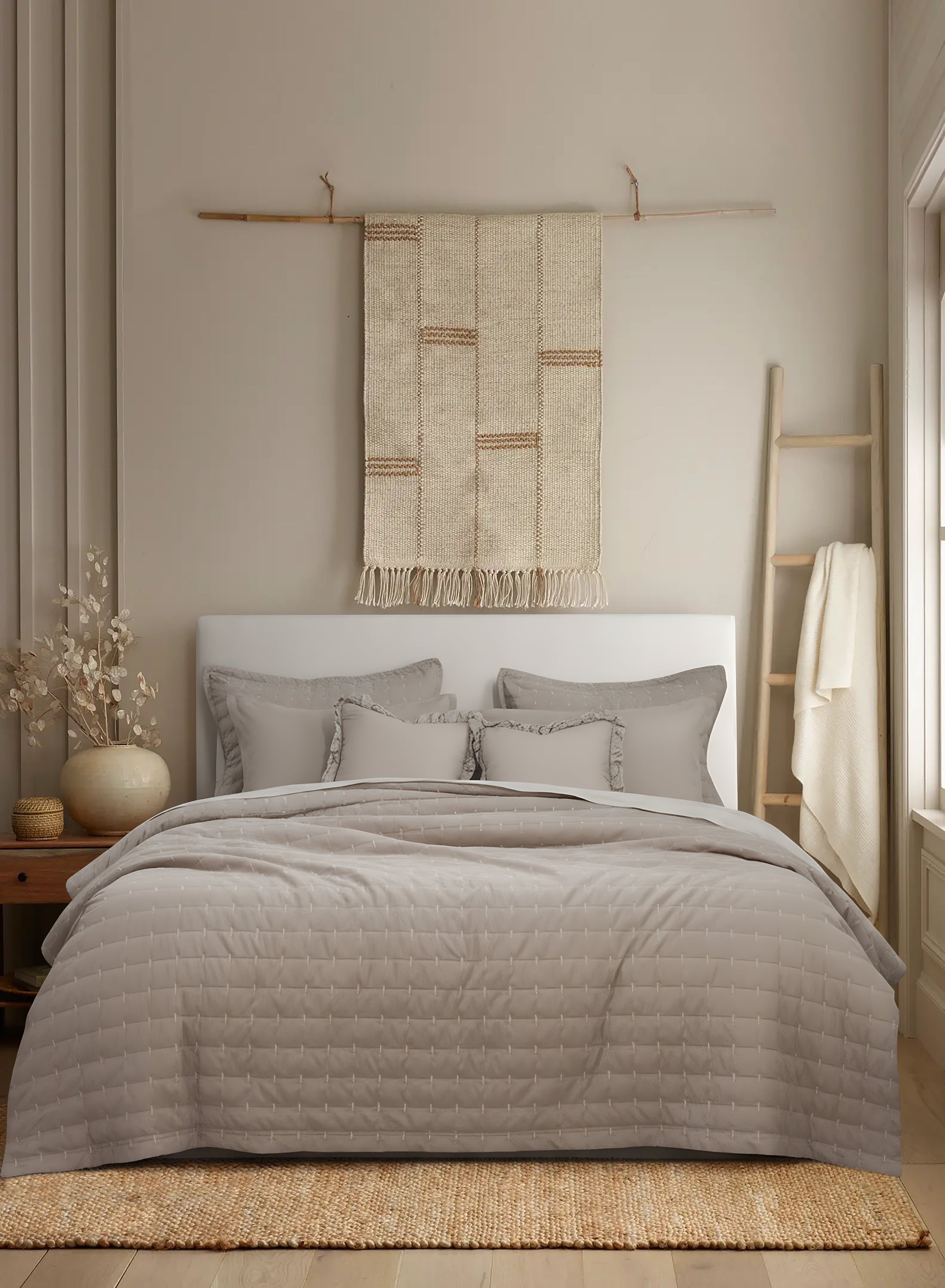 Home Crayons CloudTouch™ 8-Piece Bedding Set | Complete Bedroom Makeover in One Set | Latte Crème