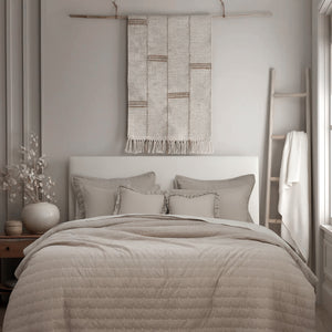 Home Crayons CloudTouch™ 8-Piece Bedding Set | Complete Bedroom Makeover in One Set | Latte Crème