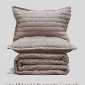 Home Crayons CloudTouch™ 8-Piece Bedding Set | Complete Bedroom Makeover in One Set | Latte Crème