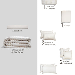 Home Crayons CloudTouch™ 8-Piece Bedding Set | Complete Bedroom Makeover in One Set | Morning Glory