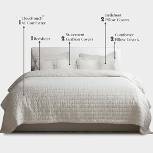 Home Crayons CloudTouch™ 8-Piece Bedding Set | Complete Bedroom Makeover in One Set | Morning Glory