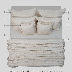 Home Crayons CloudTouch™ 8-Piece Bedding Set | Complete Bedroom Makeover in One Set | Morning Glory