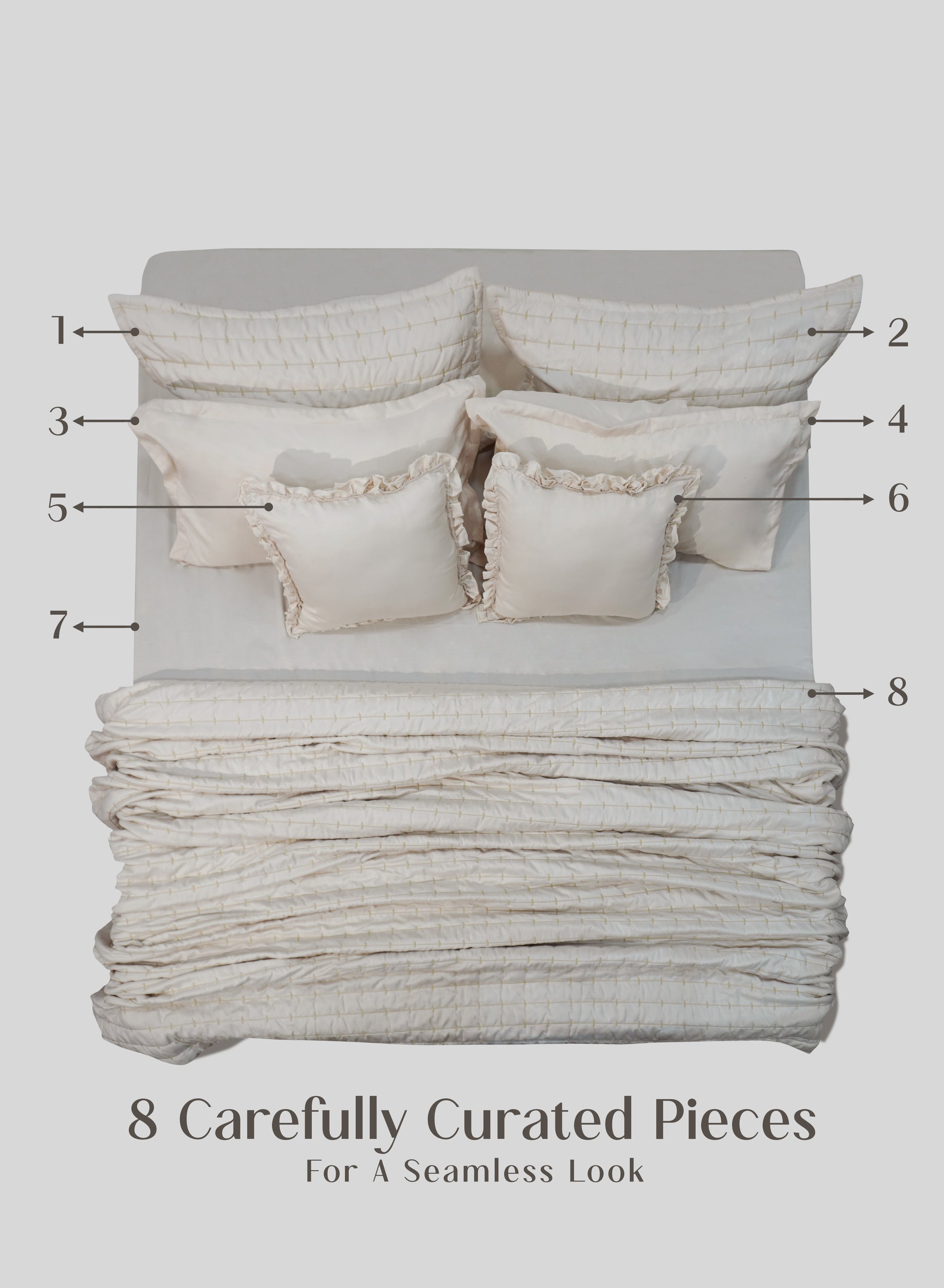 Home Crayons CloudTouch™ 8-Piece Bedding Set | Complete Bedroom Makeover in One Set | Morning Glory