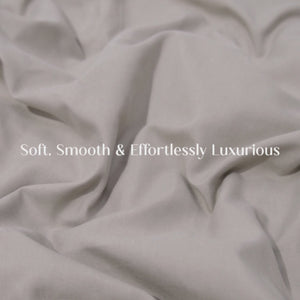 Home Crayons LuxeSoft™ Double Bedsheet Set | Oversized King | Includes 2 Pillow Covers & 2 Cushion Covers | Latte Crème