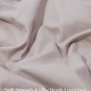 Home Crayons LuxeSoft™ Double Bedsheet Set | Oversized King | Includes 2 Pillow Covers & 2 Cushion Covers | Sakura Blush