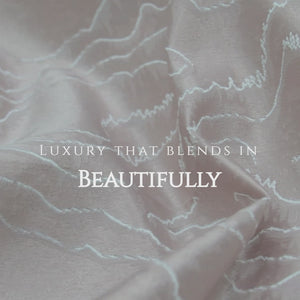 Teramo Jacquard Room Darkening Curtains | Drift Jacquard Weave | Sahara Beige | Set of 2 | Fully Customizable