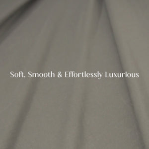 Home Crayons LuxeSoft™ Double Bedsheet Set | Oversized King | Includes 2 Pillow Covers & 2 Cushion Covers | Smoked Coffee