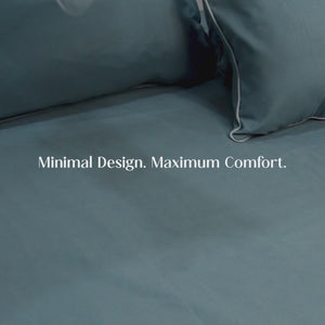 Home Crayons LuxeFit™ Fitted Bedsheet Set | Perfect Fit for Queen & King Mattresses | Tropical Teal