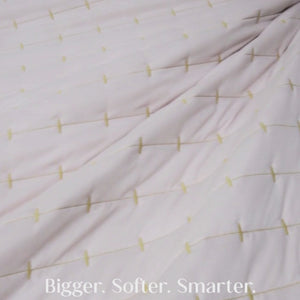 Home Crayons CloudTouch™ Comforter Set | All-Season | 33% Oversized | Includes 2 Pillow Covers & 2 Cushion Covers | Sakura Blush