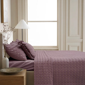 Home Crayons CloudTouch™ Comforter Set | All-Season | 33% Oversized | Includes 2 Pillow Covers & 2 Cushion Covers | Mulberry