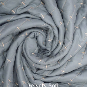 Home Crayons CloudTouch™ Comforter Set | All-Season | 33% Oversized | Includes 2 Pillow Covers & 2 Cushion Covers | Sage Blue