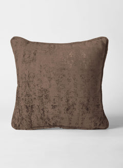 Lyon Cotton Cushion Cover | Brown (Pattern 5)